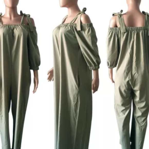Off Shoulder Jumpsuit - Picture 3 of 3
